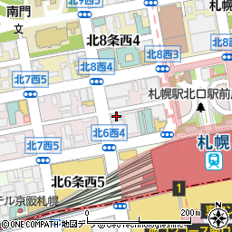 ふーも札幌店周辺の地図