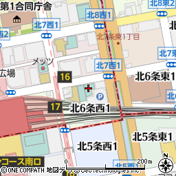 東横ＩＮＮ札幌駅北口周辺の地図