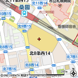ガスト札幌桑園店周辺の地図