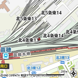 北海道札幌市東区北４条東周辺の地図