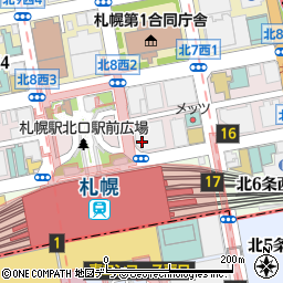 三菱電機ビルソリューションズ株式会社　北海道支社札幌支店周辺の地図