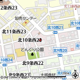 札幌・場外市場駐車場周辺の地図