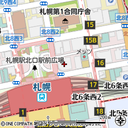 サイゼリヤ 札幌駅北口店周辺の地図