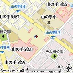 北海道札幌市西区山の手５条7丁目周辺の地図