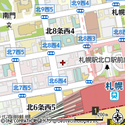 ＫＤＸ札幌北口ビル周辺の地図