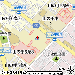 北海道札幌市西区山の手５条7丁目1周辺の地図