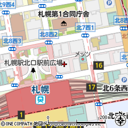 高柳眼科クリニック札幌周辺の地図
