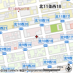北海道札幌市中央区北１０条西周辺の地図