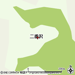 北海道浜中町（厚岸郡）二番沢周辺の地図