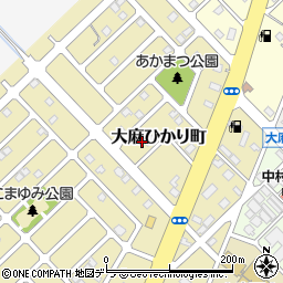 北海道江別市大麻ひかり町周辺の地図