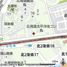 太平洋セメント　札幌サービスステーション周辺の地図