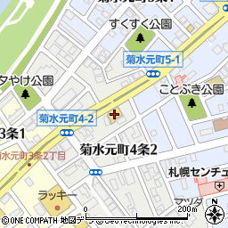 肉の割烹田村菊水元町店周辺の地図