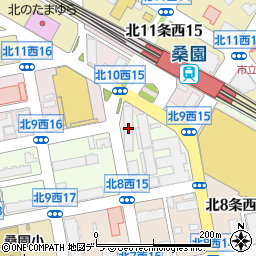 札幌桑園ミッドテラスステーションサイド周辺の地図