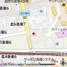 コスモ工機株式会社　札幌支店周辺の地図