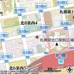 串鳥 札幌駅北口店周辺の地図