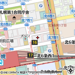 鳥太郎 札幌駅東口店周辺の地図