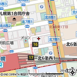 株式会社ツクイ　スタッフ札幌支店周辺の地図