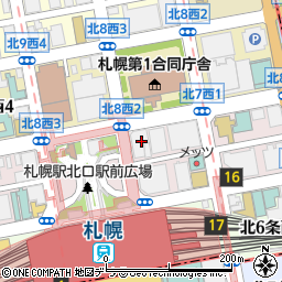 北東石油株式会社　北海道支店周辺の地図