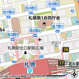 株式会社アイヴィ・サービス　本社札幌本部周辺の地図