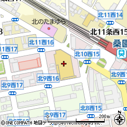 北海道札幌市中央区北１０条西16丁目周辺の地図