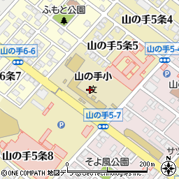 北海道札幌市西区山の手５条6丁目周辺の地図