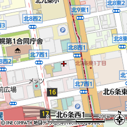 バームハイツ札幌周辺の地図