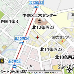 札幌市農業協同組合第２ビル周辺の地図