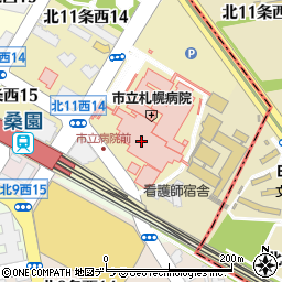 タリーズコーヒー 市立札幌病院店周辺の地図