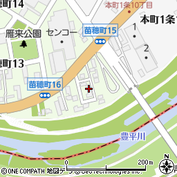 北海道札幌市東区苗穂町16丁目4-11周辺の地図