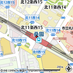 みずほ銀行桑園駅 ＡＴＭ周辺の地図