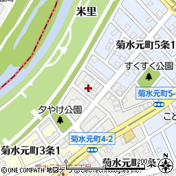 スーパー工業株式会社　札幌営業所周辺の地図