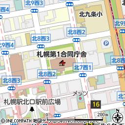 札幌法務局周辺の地図