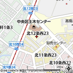 株式会社越後屋商店　札中店周辺の地図