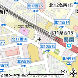 ブランズ札幌桑園駅前ウエスト周辺の地図