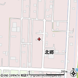 北海道札幌市白石区北郷周辺の地図