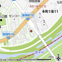 北海道札幌市東区苗穂町16丁目6周辺の地図