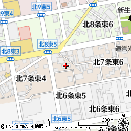 ラクラス札幌北７条周辺の地図