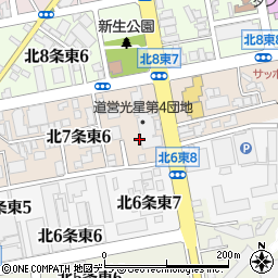 カギ屋のお兄さん札幌センター周辺の地図