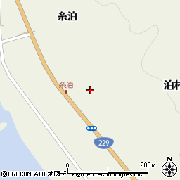 北海道古宇郡泊村泊村糸泊山ノ上周辺の地図
