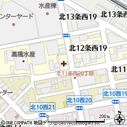 日商プロパン石油　札幌支店周辺の地図