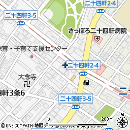 株式会社ヤマガタ　札幌支店周辺の地図