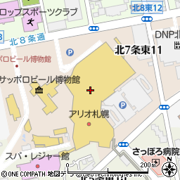 アリオ札幌周辺の地図