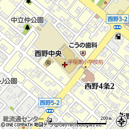 札幌市立手稲東小学校周辺の地図