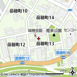 北海道札幌市東区苗穂町13丁目2周辺の地図