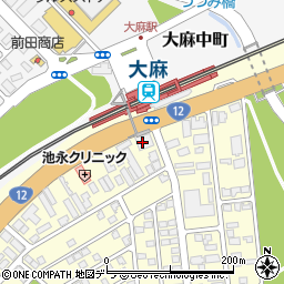 株式会社ビッグＦＣパワーステーション江別文京台店周辺の地図