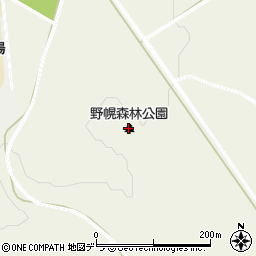 野幌森林公園周辺の地図
