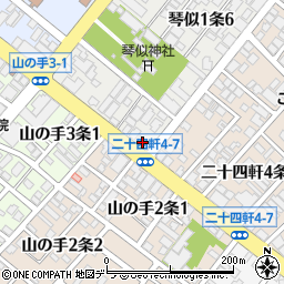 セブンイレブン札幌琴似１条７丁目店周辺の地図