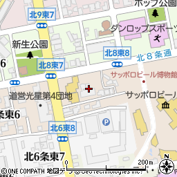 北海道札幌市東区北７条東8丁目周辺の地図