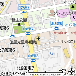 ドコモショップ　札幌光星店周辺の地図