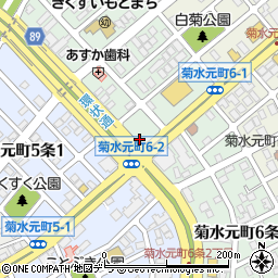 くら寿司札幌菊水元町店周辺の地図
